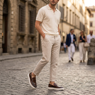 Faux Leather Loafers