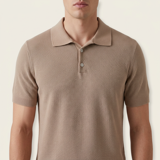 Cotton Knit Polo