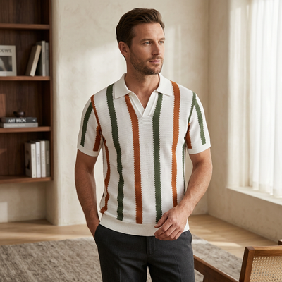 Chaplin Striped Polo
