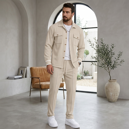 Chaplin Waffle Knit Set