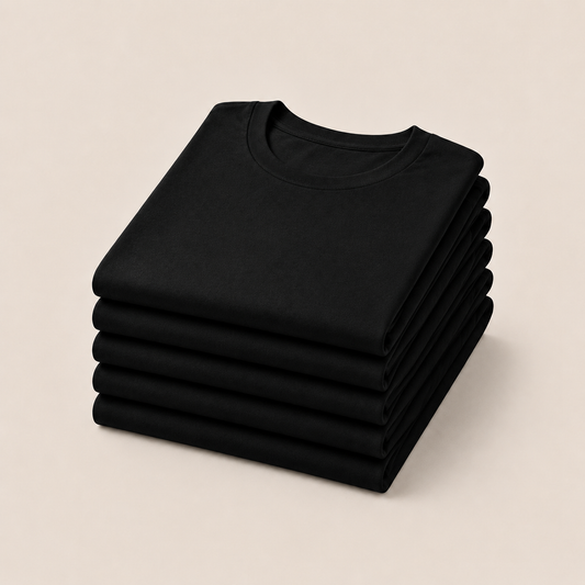 6er-Pack – Ganz Schwarz