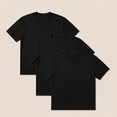 All Black 3-pack
