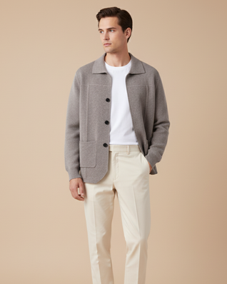 Pure Cashmere Overshirt