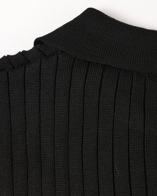Premium Polo mit Rippstruktur