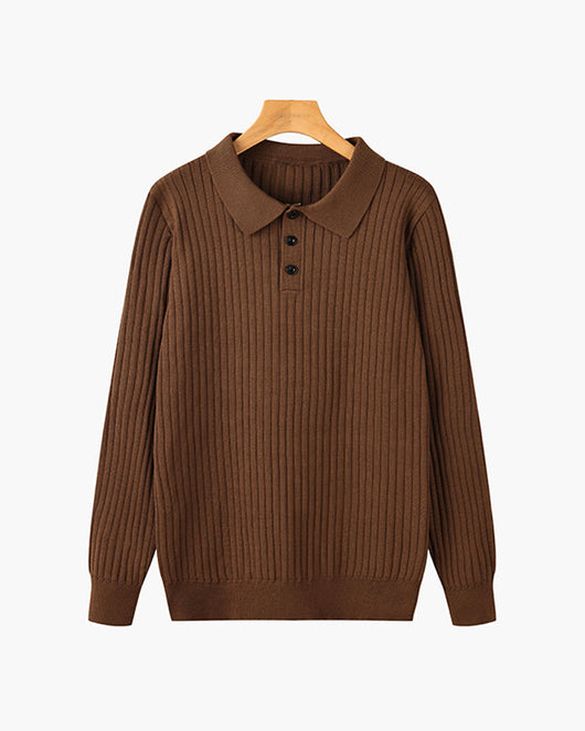Premium Polo mit Rippstruktur
