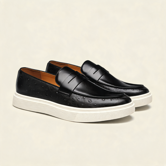 Faux Leather Loafers