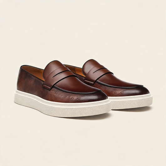 Faux Leather Loafers