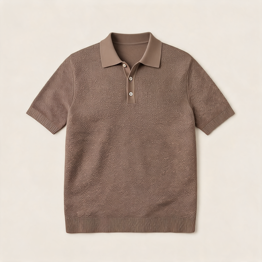 Cotton Knit Polo