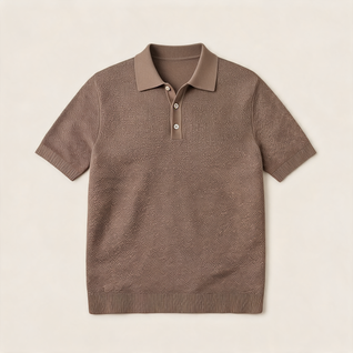 Cotton Knit Polo