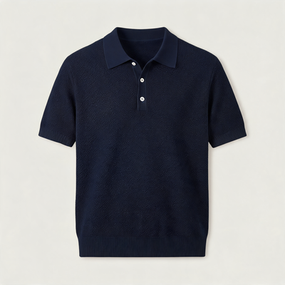 Cotton Knit Polo