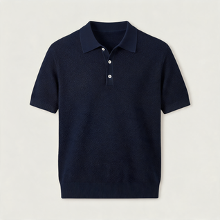 Cotton Knit Polo