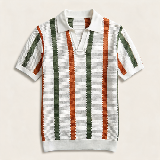 Chaplin Striped Polo