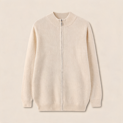 Cashmere Zip-Up Vest