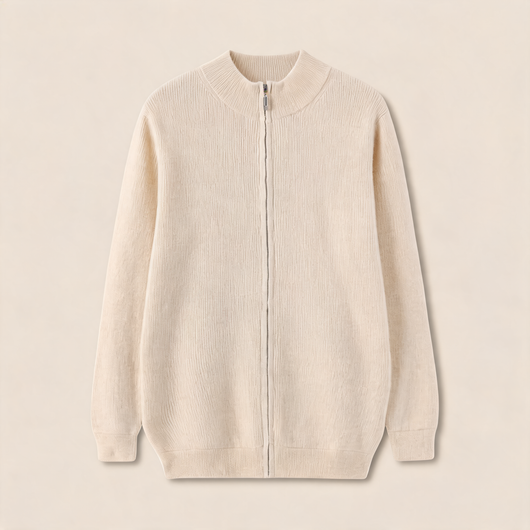 Cashmere Zip-Up Vest