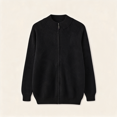 Cashmere Zip-Up Vest