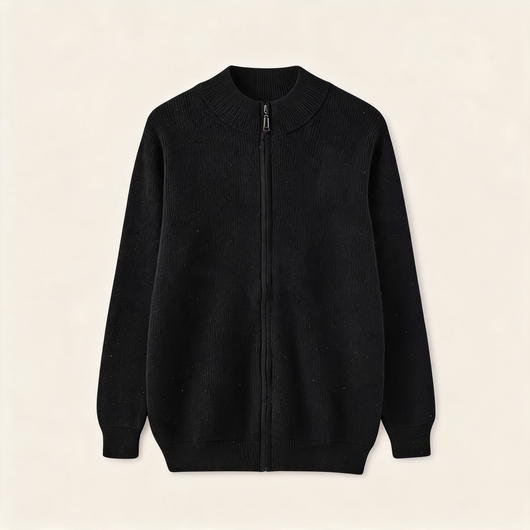 Cashmere Zip-Up Vest